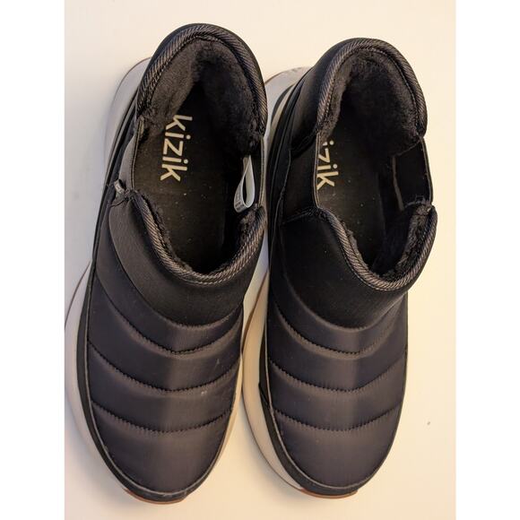 Kizik Juno Hands-Free Black Puffy Ankle Boots - Size 11 Women’s - Picture 6 of 10
